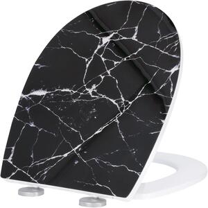 Livarno® WC sedátko se zpomalovacím sklápěním (mramor) (100411244002)