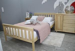 Vyvýšená postel SWAG + rošt, 180x200, přírodní