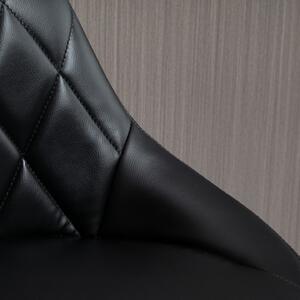 Goleto 2x barová židle Karim | černá