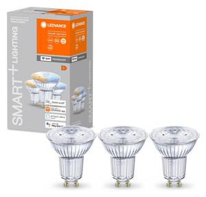 3 ks chytrá WiFi LED žárovka GU10 5W, nastavitelná bílá