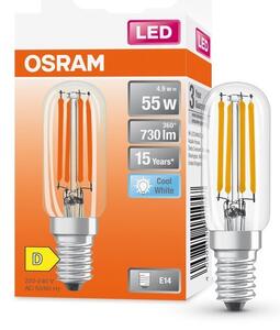 Speciální LED žárovka E14 4,9 W FILAMENT, studená bílá