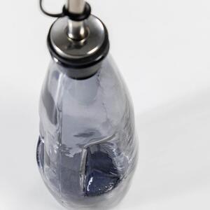 Modrá skleněná láhev na olej Kave Home Rohan 300 ml