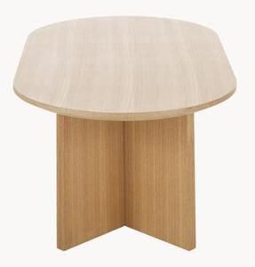 Oválný dřevěný konferenční stolek Toni