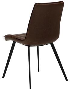 ​​​​​Dan-Form Tmavě hnědá koženková jídelní židle DAN-FORM Fierce