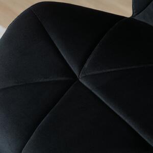 Goleto 2x barová židle Kortusa | černá