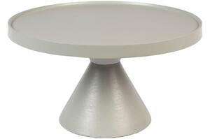 Šedý kovový konferenční stolek ZUIVER FLOSS 60 cm