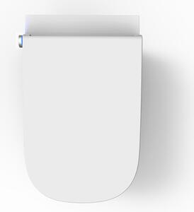 BERNSTEIN SHOWER WC PRO+ 1104 v bílé barvě - Čtvercový klozet bez obrouček - Kompletní systém