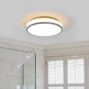 Stropní lampa Lindby, Lyss, Bílá, Koupelna, Sklo, Moderní