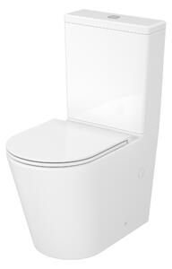 Cersanit Bonica kompaktní wc s deskou s pomalým sklápěním s vírovým splachováním bílá K3028-001