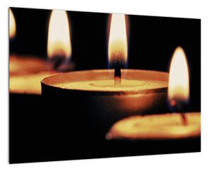 Hořící svíčky - obraz