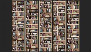 Murando DeLuxe Knihovnička Klasické tapety: 50x1000 cm - vliesové