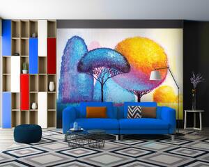 Malvis ® Tapeta Barevné stromy Vel. (šířka x výška): 144 x 105 cm