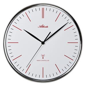 Designové nástěnné hodiny Atlanta AT4494 řízené signálem DCF 32cm