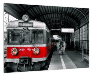 Historický vlak - obraz na stěnu