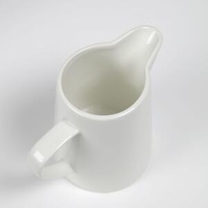 Bílý porcelánový džbán na mléko Kave Home Pierina 250 ml
