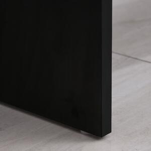 Goleto Počítačový stůl se zásuvkou 100 cm x 45 cm x 73,9 cm | černý