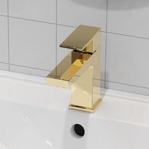 Oltens Gota umyvadlová baterie stojící zlatý lesk 32201800