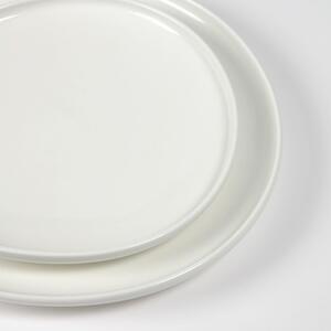 Bílý porcelánový talíř Kave Home Pahi 26 cm