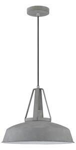 LED Lustr na lanku RYAN 1xE27/60W/230V šedá