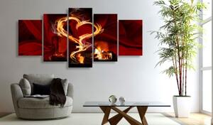 Obraz - Flames of love: heart