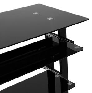 Goleto Počítačový stolek Marvin | černý