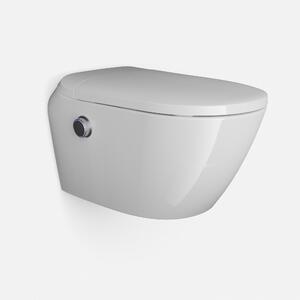 Sprchovací WC BERNSTEIN T640 PRO White Microbubble - vyhřívané prkénko, funkce odvápnění, rimless - bílá