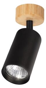 Brilagi - Bodové svítidlo SELE 1xGU10/30W/230V černá/dekor dubu