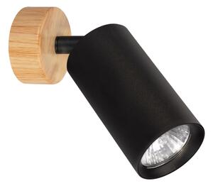 Brilagi - Bodové svítidlo SELE 1xGU10/30W/230V černá/dekor dubu