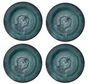 House Doctor Set čtyř zelených talířů Serveur ⌀ 18 cm