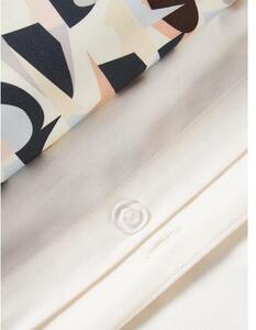 Povlak na polštář z bavlněného saténu s abstraktním vzorem Cadence