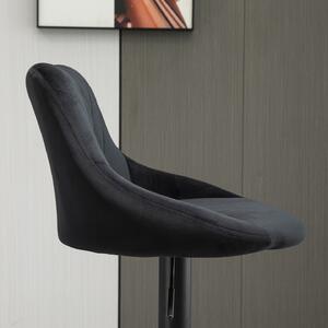 Goleto 2x barová židle Kylie | černá