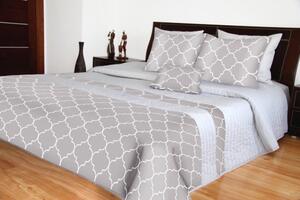 Luxusní přehoz na postel šedý Šířka: 200 cm | Délka: 220 cm