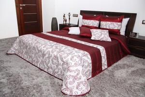 Luxusní přehoz na postel vínově červené barvy Šířka: 170 cm | Délka: 210 cm