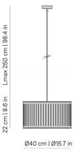 NOMON Nomon-LED luxusní stropní lampa Autumn Pendant 40cm/1x-E27/230V