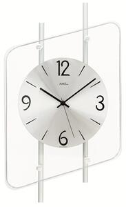 Designové nástěnné hodiny 5582 AMS řízené rádiovým signálem 45cm