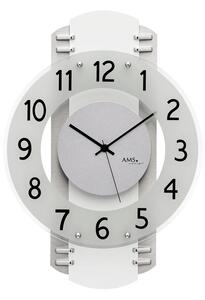 Designové nástěnné hodiny 5617 AMS řízené rádiovým signálem 40cm