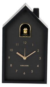 Stolní i nástěnný budík Karlsson 6077BK 20cm
