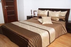 Luxusní hnědé přehozy na postel Šířka: 200 cm | Délka: 220 cm