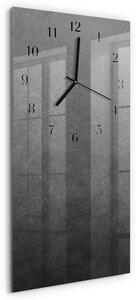 Skleněné hodiny vertikální Mramorová zeď zsppc-30x60-00171250