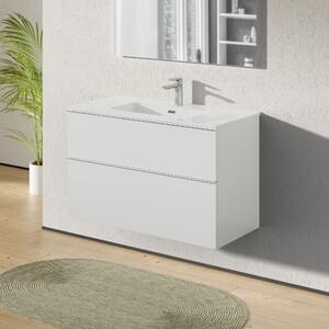 Koupelnová skříňka s umyvadlem LAVOA 100 cm - možnost volby barvy