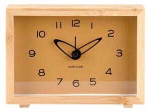 Designové hodiny s budíkem 6034YE Karlsson 19cm