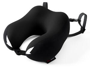 Cestovní polštář na krk, do letadla, paměťová pěna, černý: Diablo TRAVEL PILLOW