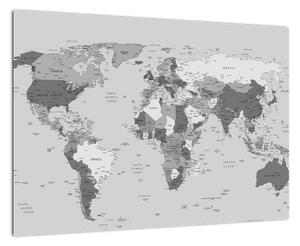 Mapa světa - obraz