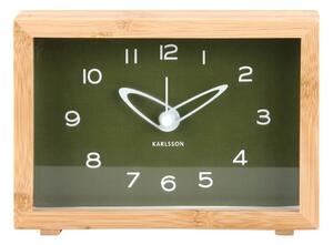 Designové hodiny s budíkem 6034GR Karlsson 19cm