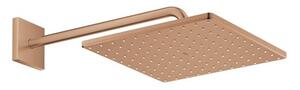 Hlavová sprcha GROHE Rainshower Cube na stěnu včetně sprchového ramena kartáčovaný Warm Sunset 26564DL0