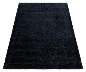 KOBEREC S VYSOKÝM VLASEM, 140/200 cm, černá Novel - Koberce vysoký vlas, Online Only
