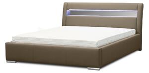 Čalouněná postel ZENONE s LED osvětlením, 180x200, madryt 120