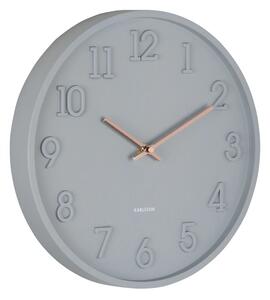 Designové nástěnné hodiny 6041GY Karlsson 30cm