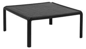 Nardi Antracitově šedý plastový zahradní konferenční stolek Komodo Tavolino 70 x 70 cm