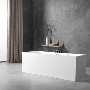 Freestanding bath NADI Pro PLUS Acrylic - 170 x 75 x 60 cm - White - bath fitting 6080 selectable